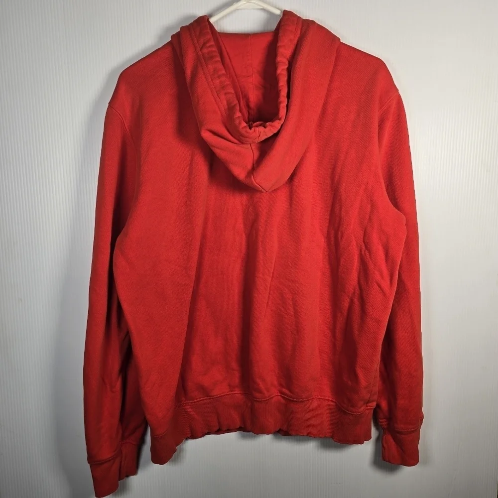 The North Face Men's Jumbo Half Dome Hoodie Fiery Red Size M